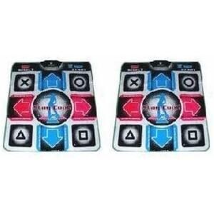 Dance Dance Revolution DDR Dance Pads for PlayStation - 2 Mats Included